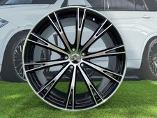 4x R19 Inch 5x112 Audi Abt Gr20 Style Black Polished Wheels: Fits Per A5 Q5