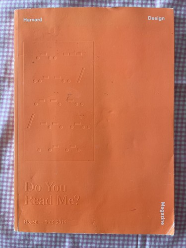 Harvard design magazine 38 - magazine, no.