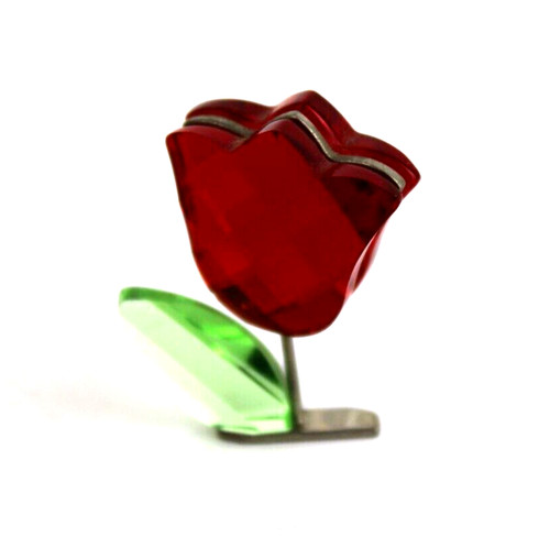 Swarovski fiore rosso con - rosso,
