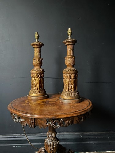 Vintage pair plaster - of,