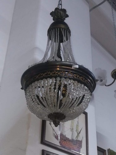 Lampadario mongolfiera cesto - lampadario,