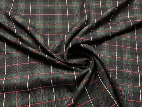Tessuto riquadri tartan - tessuto, a