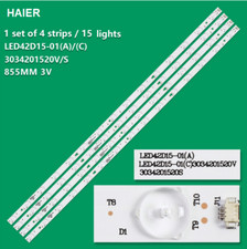 KIT 4 BARRE STRIP 15 LED TV