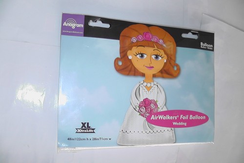 Pallone gigante sposa 122x71cm - pallone,