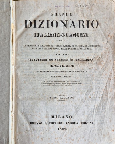 Dizionario italiano francese