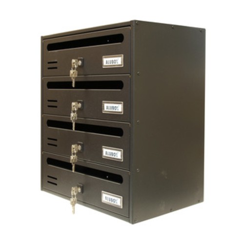 Cassetta postale alubox cubo - cassetta,