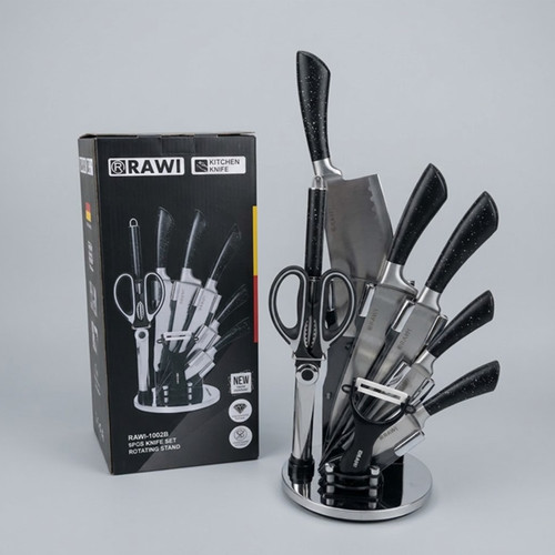 Ceppo coltelli cucina girevole - cucina,