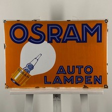 Insegna smaltata Osram - 60x40 cm (23,6x15,7") - Insegna da parete grande...