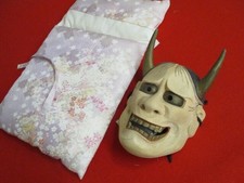 Borsa maschera Hannya Noh