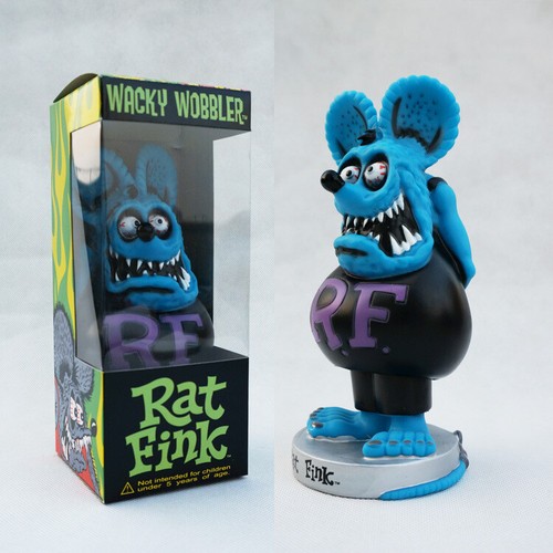 Blue rat fink - blue, figure