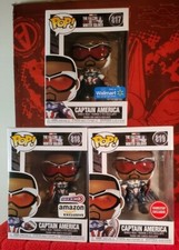 Funko Pop Captain America #817, #818, #819 - Set The Falcon & Winter Soldier 