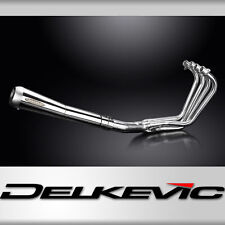 Silenziatore Suzuki GSX1100E 16v 1979-81 Scarico Inox Lucido 4-1 Cono Retromarcia