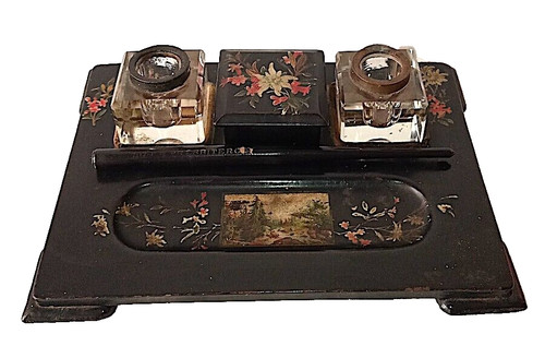 Set scrivania chinoiserie anni - chinoiserie,