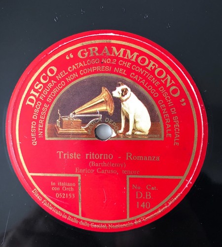 Rare 78rpm enrico caruso - enrico,