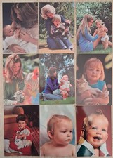 Lotto 9 Cartoline Bambini Buon