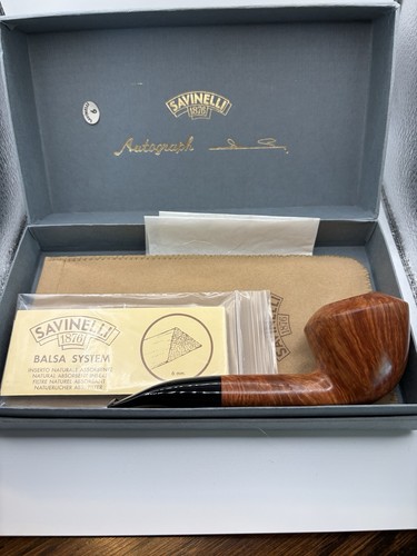 Rara pipa savinelli autografo - rara,