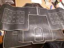 FIAT CINQUECENTO 92 SERIE TAPPETI GOMMA ORIGINALE DELL’EPOCA RUBBER MATS