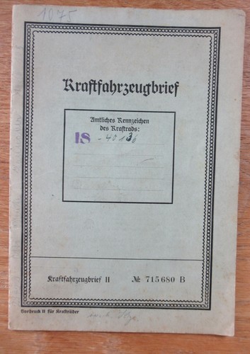 Lettera auto epoca - lettera,