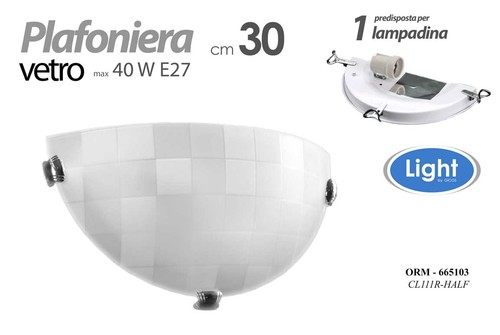 Applique bianca plafoniera - applique,