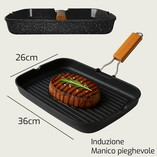 Bistecchiera manico pighevole