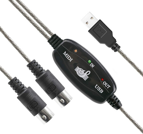 Adattatore cavo midi usb per - midi,