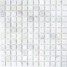 Mosaico in marmo bianco antico marmo piastrelle specchio bagno 40-42023 | 10 lastre mosaico