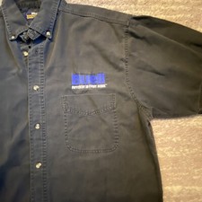 Camicia da lavoro moto vintage Buell ricambi accessori serie Pro pulsante singolo punto