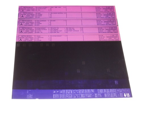 Microfiche catalogo ricambi - catalogo,