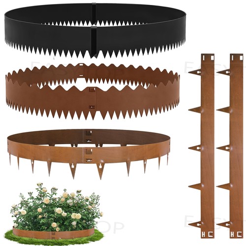 Bordura per aiuole corten - x,