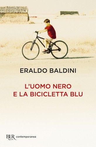 Uomo nero la - nero, bicicletta