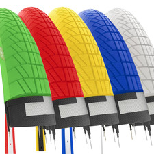 2 copertoni colorati 20x1.75 (47-406)+ camere pneumatici bici graziella stradali