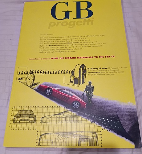 Progetti ferrari testarossa - gb,