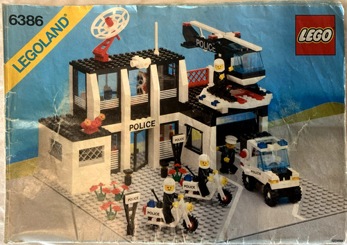 Lego stazione polizia vintage