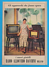 Radio Allocchio Bacchini anno 1955 pubblicità advertising werbung italian MA1075