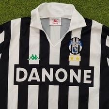 Maglia maglia grande vintage KAPPA 1992 94 Juventus BAGGIO #10 DANONE L/S