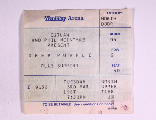 Deep purple biglietto concerto - deep,