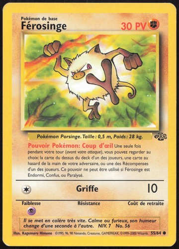 Carte pokémon férosinge - pokémon,