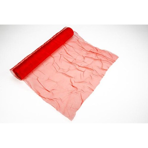 Runner organza cruched - organza, colore