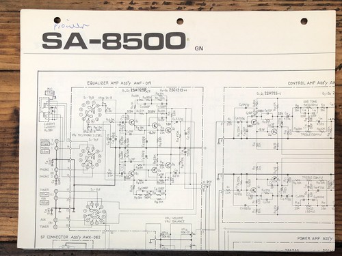 Pioneer 8500 amplificatore - pioneer, sa-8500