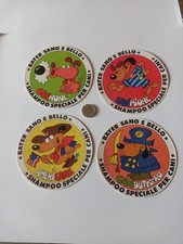 ADESIVO VINTAGE ORIGINALE LOTTO DI 4 BAYER SHAMPOO CANI