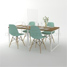 Divisorio di protezione da tavolo separatori e separè in plexiglass