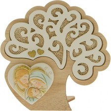 Nature icona sacra famiglia con albero della vita 11 cm bomboniera matrimonio an