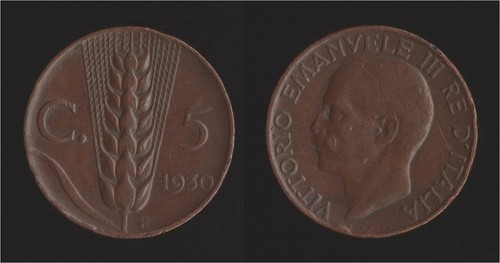 Centesimi 1930 spiga - centesimi,