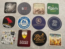 Lotto di 40 sottobicchieri di birra da collezione