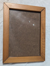 CORNICE PORTAFOTO DA TAVOLO LEGNO VETRO VINTAGE 21,5x16,5x2 cm