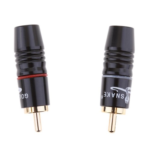 Connettore rca in rame - 2x,