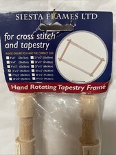 Siesta Telaio Arazzo Girevole a Mano Rettangolare 12”x12” (30cm X 30cm) Sigillato