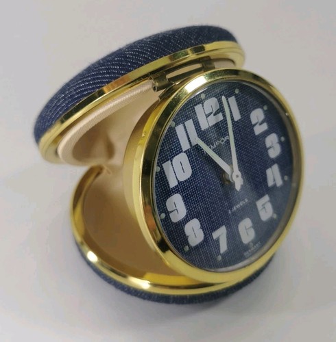 Vintage travel alarm clock - vintage,