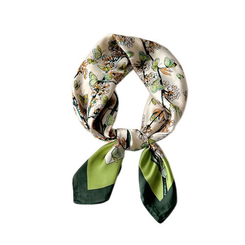 Sciarpa righe leopardate con - a,