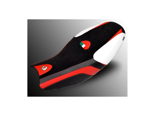 Rivestimento sella nero rosso - sella, nero-rosso